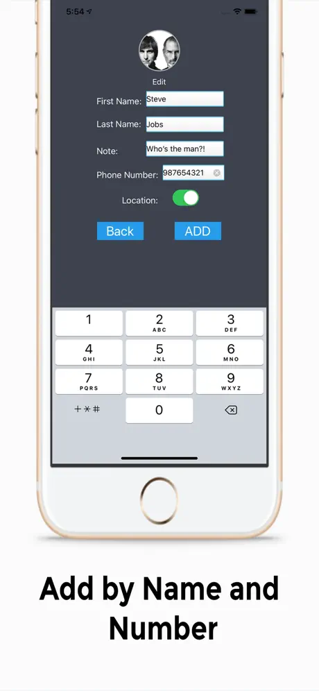 Add a Contact Quickly