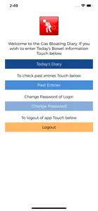 Gas Bloating Diary screenshot #2 for iPhone