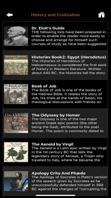 Harvard Classics screenshot