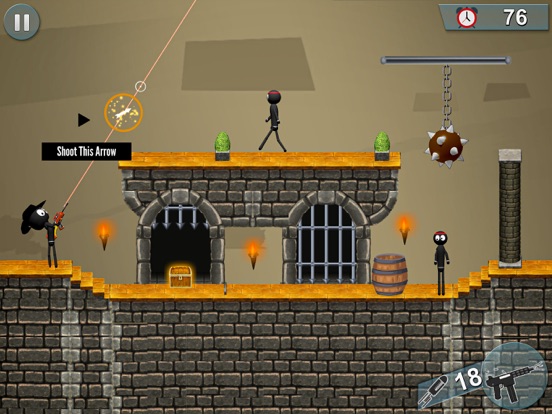 Screenshot #6 pour Stickman Fight Shooting Game