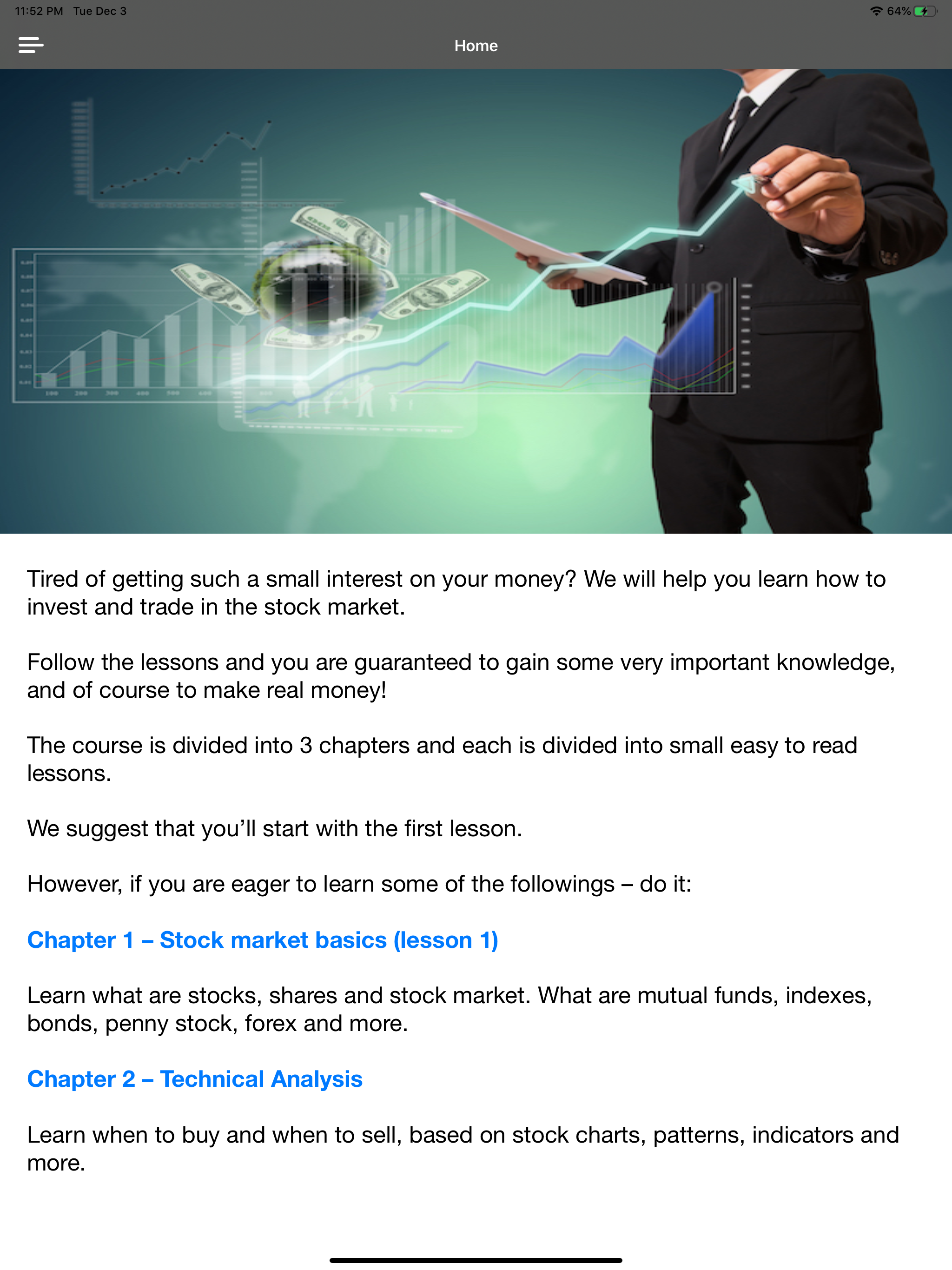 Investor Stockmarket Portfolio screenshot 7