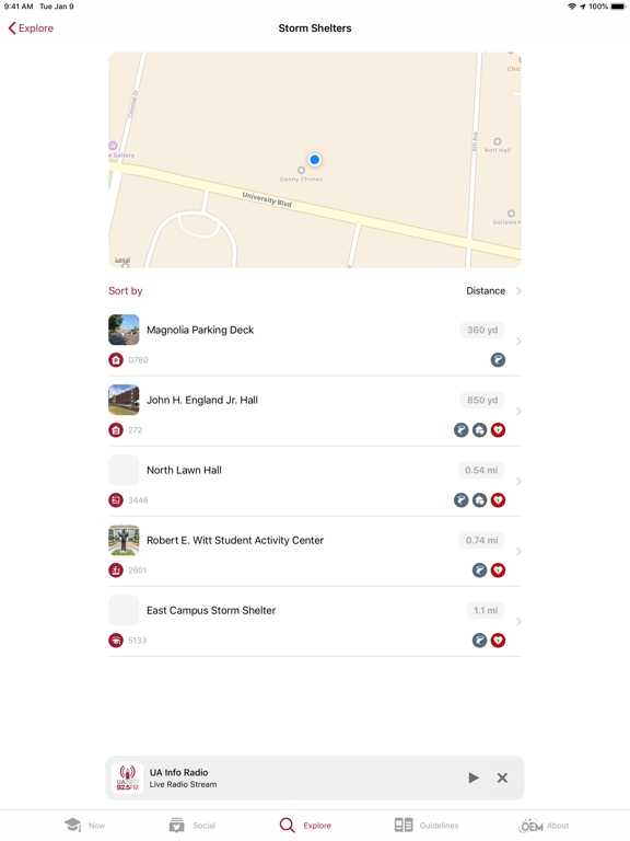 UA Safety iPad screenshot 6 - Reference app