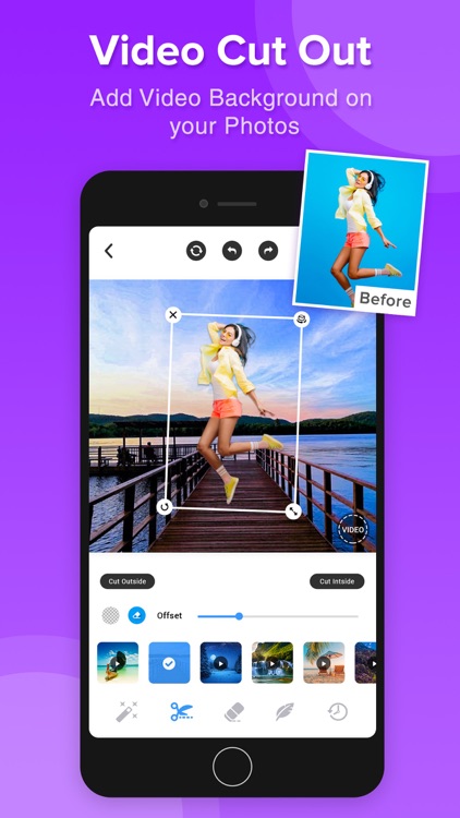 Cut cut - Add video background