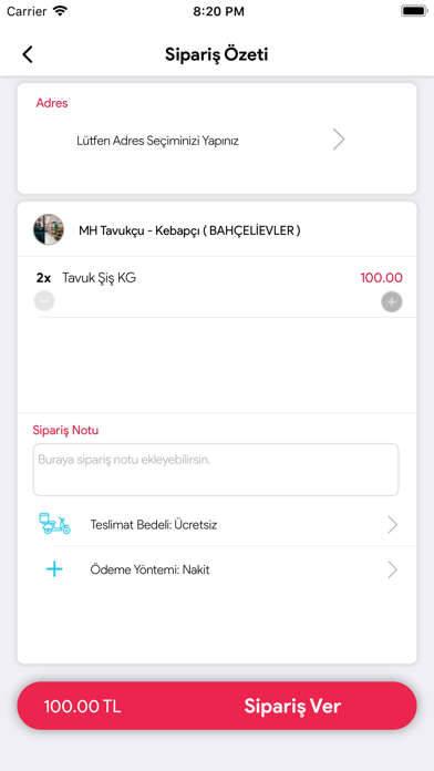 App screenshot