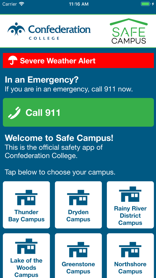 #1. Safe Campus (iOS) 由: Confederation College
