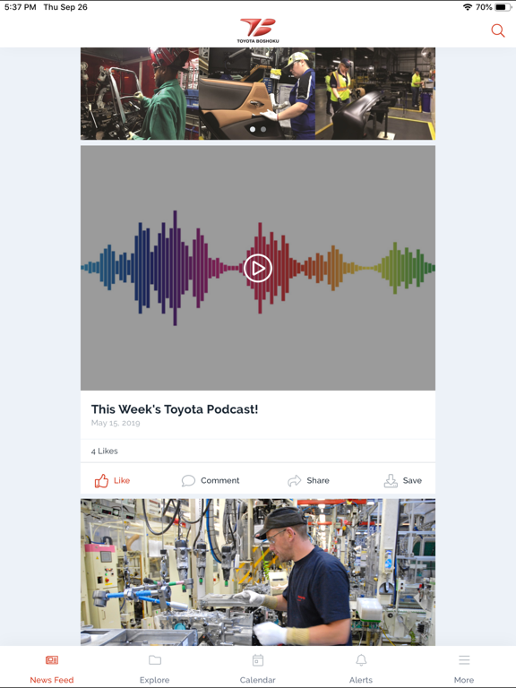 Screenshot #4 pour Toyota Boshoku App
