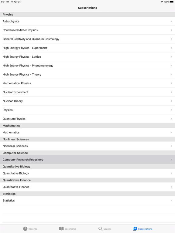 Screenshot #5 pour Read arXiv