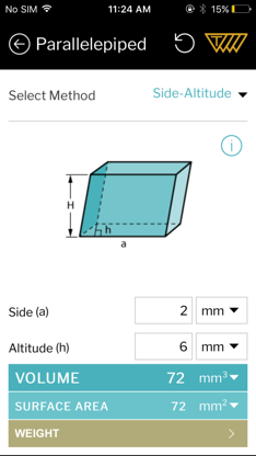 Area Volume Calculator screenshot 2