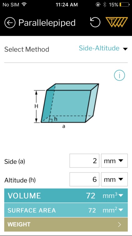 Area Volume Calculator