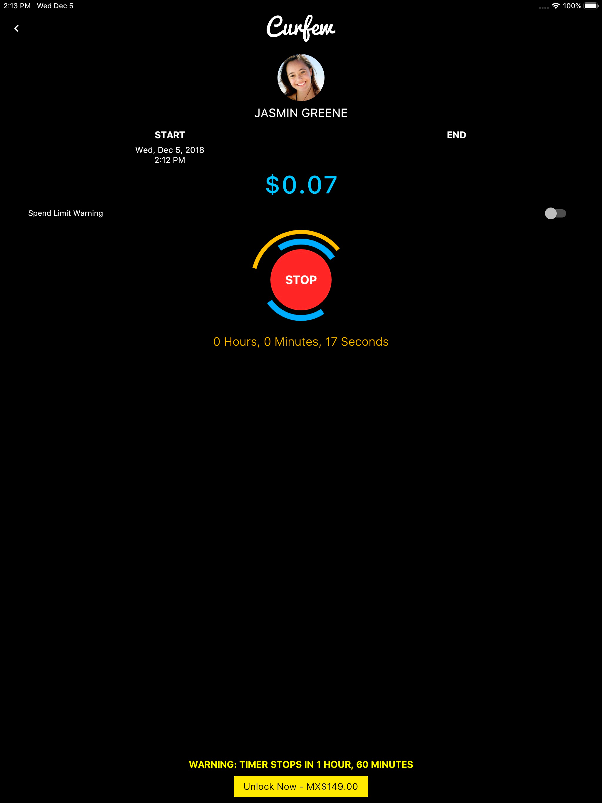 Curfew : The Babysitter Timer screenshot 4
