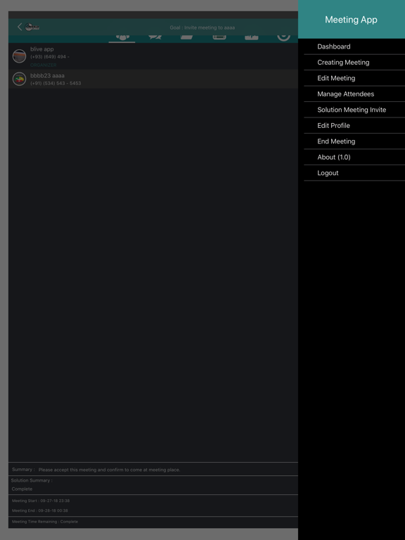 DEFER MEETING iPad screenshot 3 - Business app
