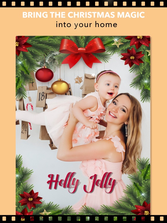 Your video with Santa Claus iPad screenshot