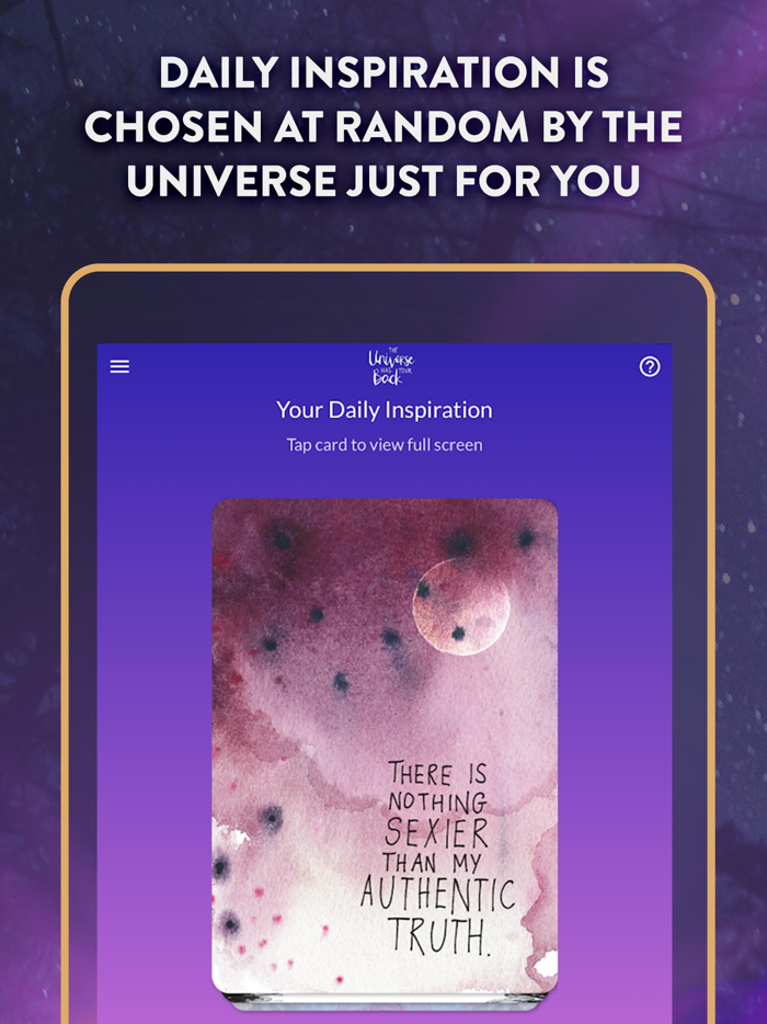 The Universe Has Your Back