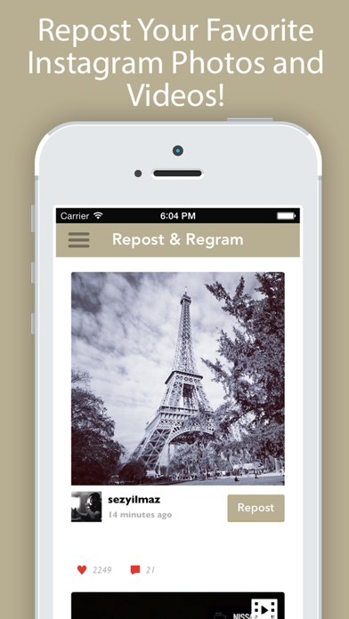 Repost & Regram for Instagram - Photo and Video Reposter Instarepost Whiz App - Shoutout, Download, Instagrab, and Search Your Photos and Videos on Downloader Screenshot 1