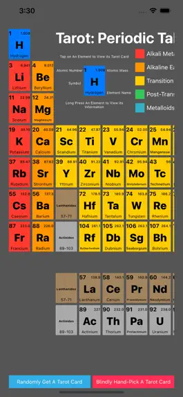 Game screenshot Tarot: Periodic Table mod apk
