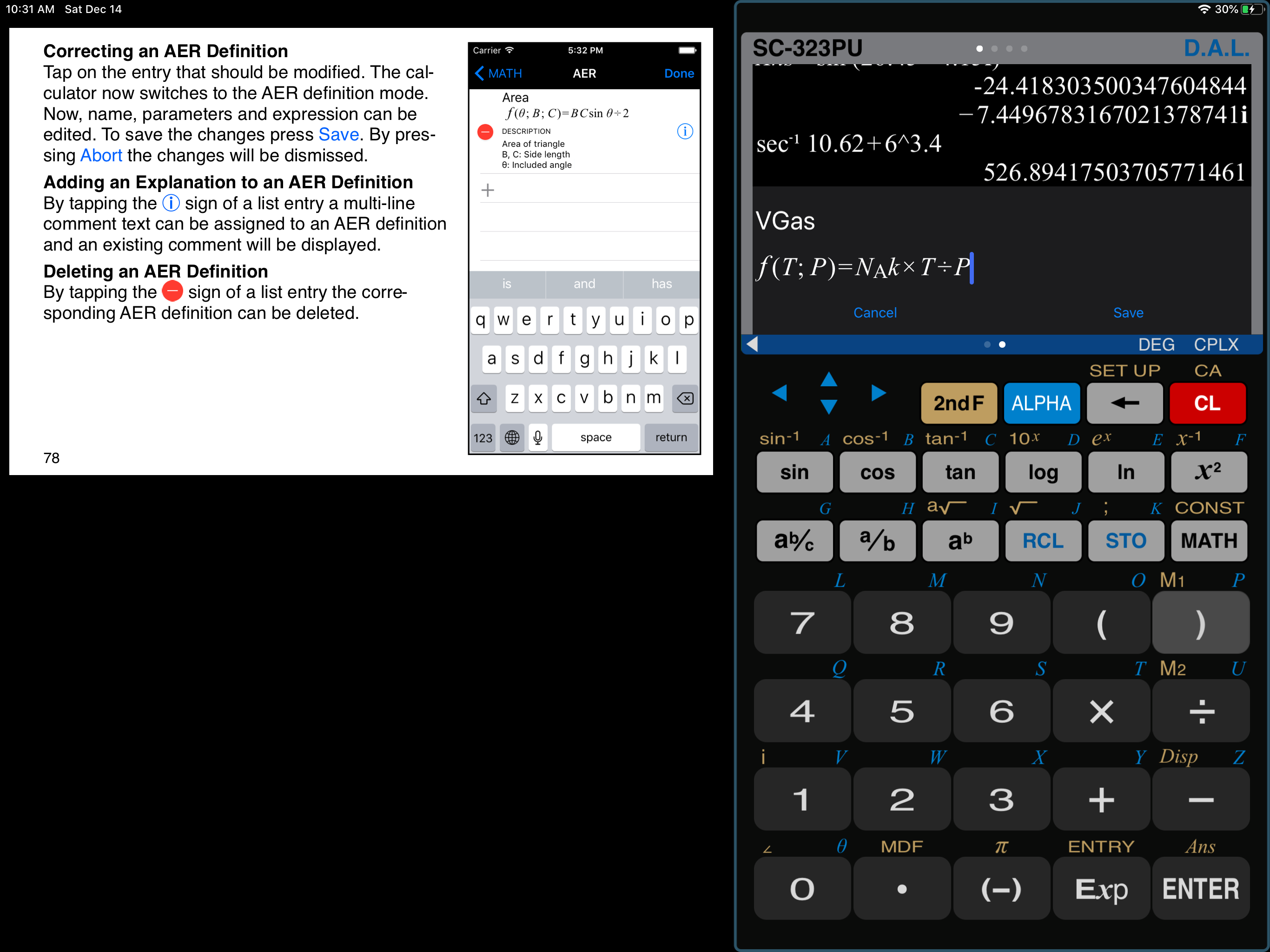 Calculator SC-323PU screenshot 8