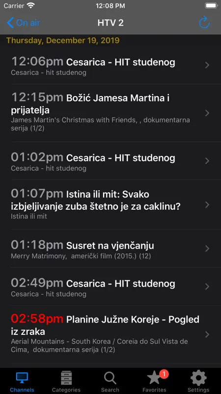 Croatian TV+ screenshot 2 of 4