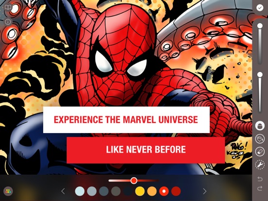 Marvel: Color Your Own iPad app afbeelding 1