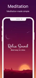 Sleep Sounds, Relax Meditation screenshot #1 for iPhone