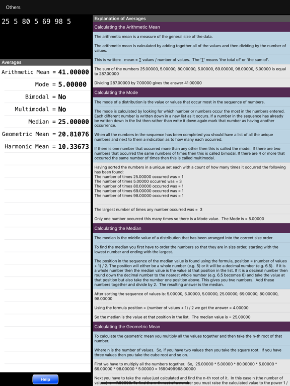 Screenshot #5 pour Averages Calculator