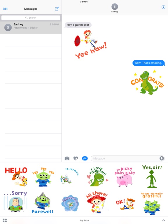Screenshot #4 pour Pixar Stickers: Toy Story