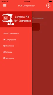 pdf compressor - compress pdf iphone screenshot 1