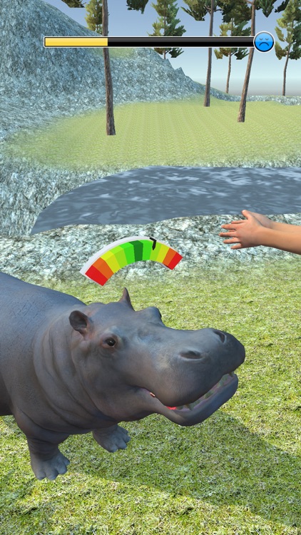 Hippo's eating