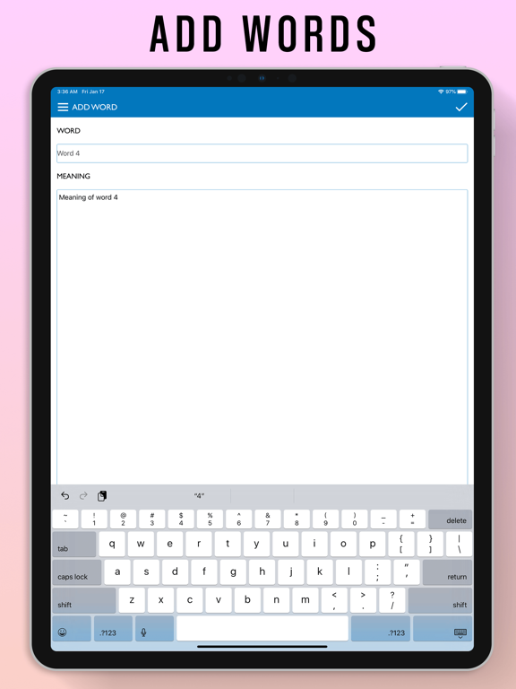 Pathology Dictionary Pro iPad screenshot