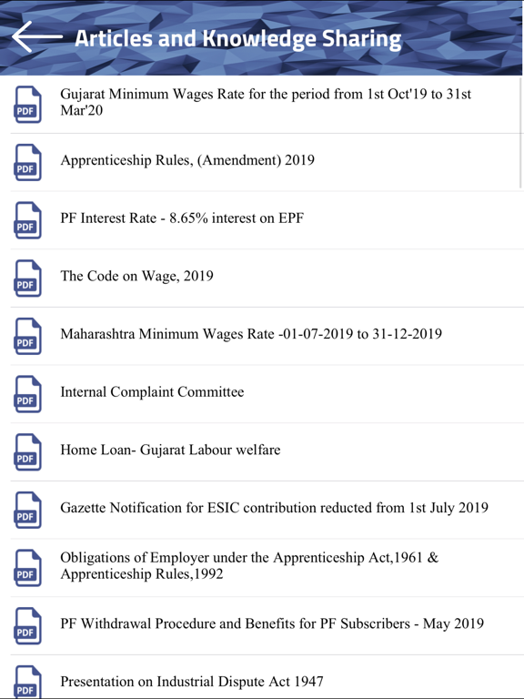 Labour Law Support iPad screenshot