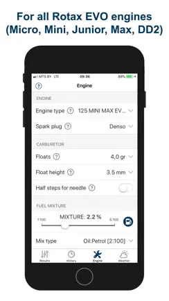 Jetting Rotax Max EVO Kart iPhone image 4