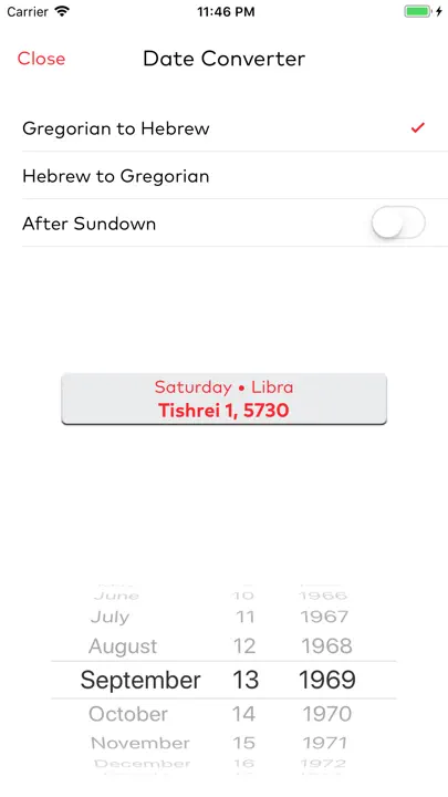 Kabbalistic Calendar iPhone Ekran Görüntüsü 4