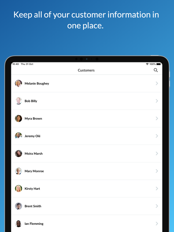 Appointedd iPad screenshot 4 - Business app