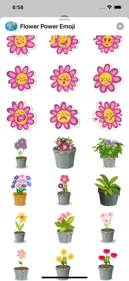 Game screenshot Flower Power Emoji Stickers hack