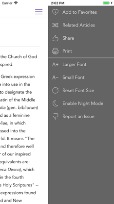 Catholicpedia screenshot 3