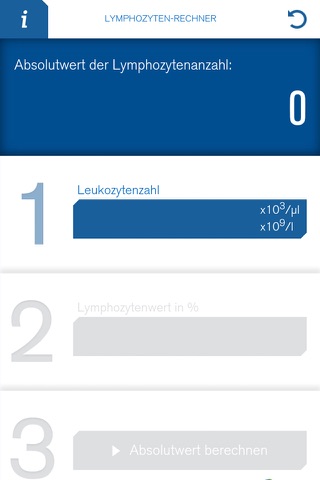 Lymphozyten-Rechner screenshot 3