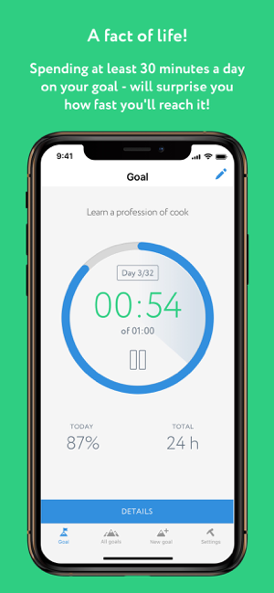 ‎30 Minutes – Goal planner Screenshot