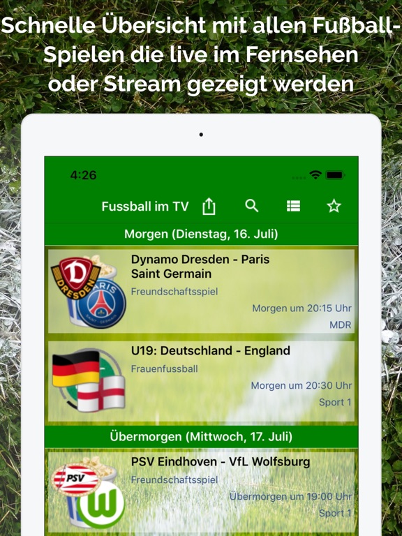 Screenshot #4 pour Fussball im TV live
