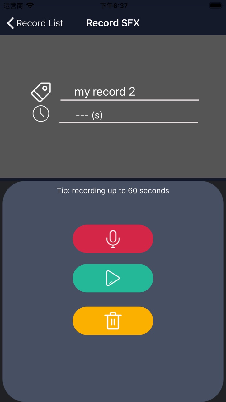 iPhone screenshot
