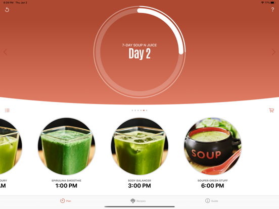 Jason Vale’s Soup & Juice Diet iPad app afbeelding 1
