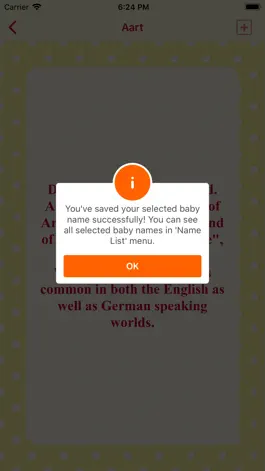 Game screenshot Baby Names Dictionary hack