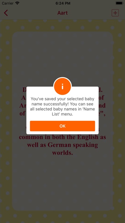 Baby Names Dictionary