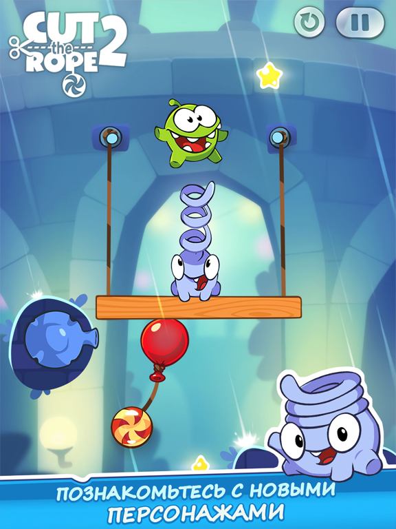 Скачать игру Cut the Rope 2: Om Nom's Quest