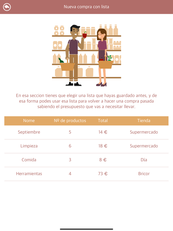 En_cesta - Easy Shopping List iPad screenshot