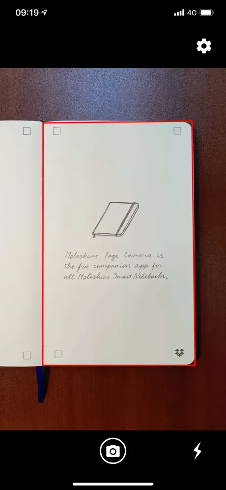 Moleskine Page Camera