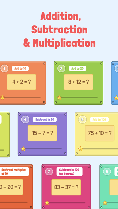Screenshot #3 pour Super Math Flash Cards