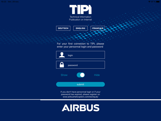 T.I.P.I iPad screenshot 1 - Business app