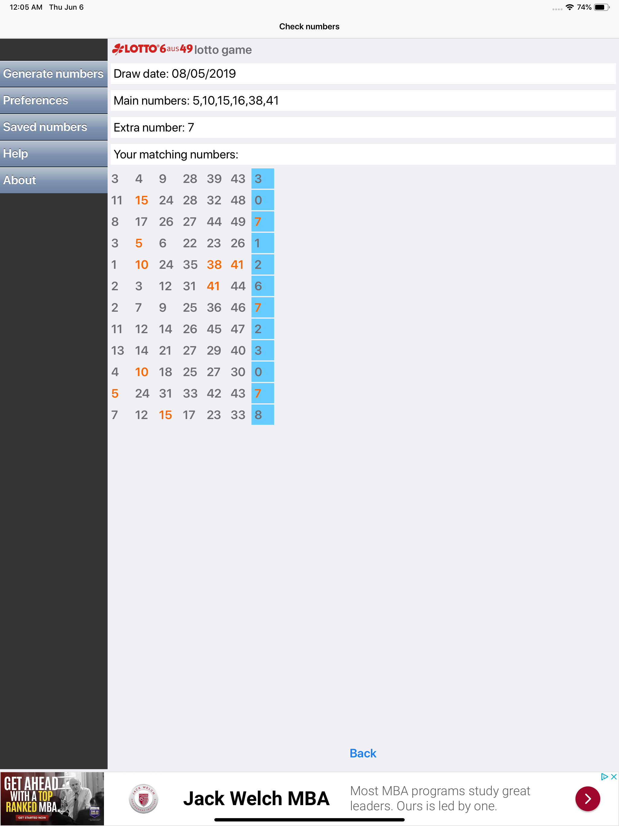 SlickLotto screenshot 10