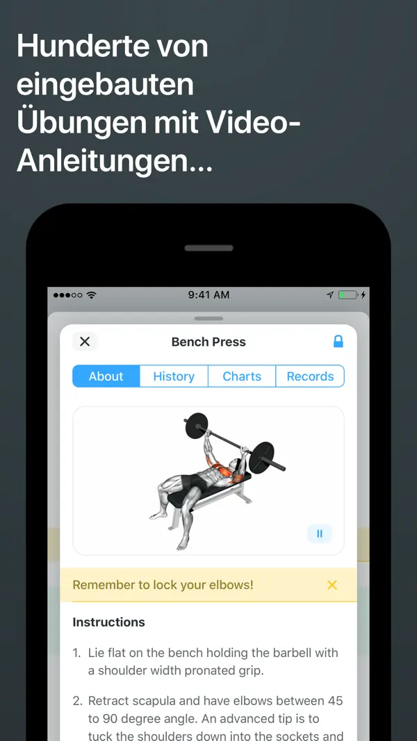Strong Workout Tracker Gym Log Screenshot 2
