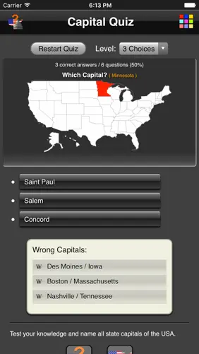 Capital Quiz screenshot 5