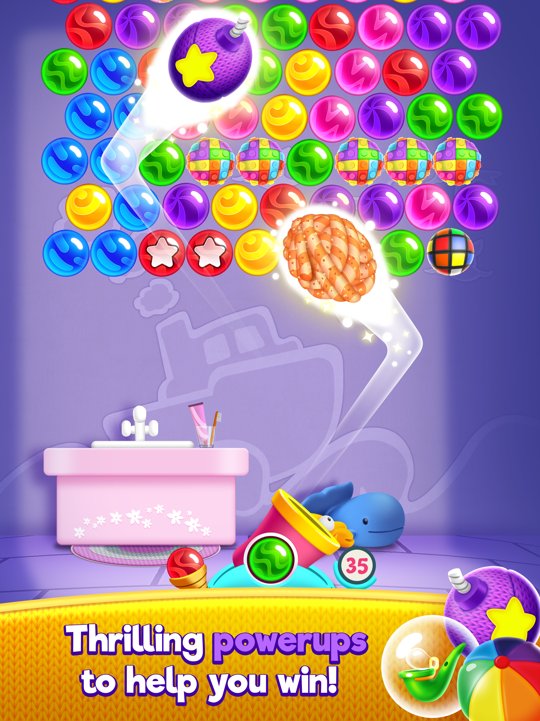 Bubble Shooter Game : Toys Pop